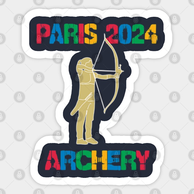 Paris 2024 Sticker by Womens Art Store